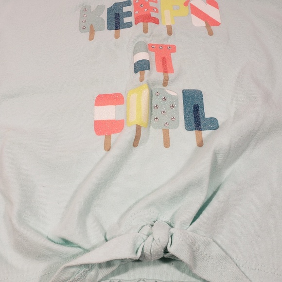 Gymboree Girls Tshirt with knot detail size 5 - Picture 2 of 4